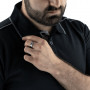 LMA Polo Manches Courtes Noir BARKHANE 9324