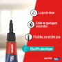 LOCTITE SUPERGLUE-3 Mini Dose, Translucide, 3x1g