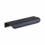 Lot de 4 Poignées de Meuble Oslo 180mm Aluminium Noir Mat