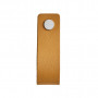 Lot de 4 Poignées de Meuble Zack Cuir Marron clair