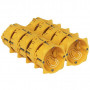 Lot de 10 Boîtes d'encastrement Batibox - cloisons sèches - 1 poste - P. 40mm
