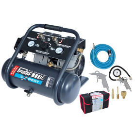 PRODIF Compresseur ultra silencieux 6L SIL6JPRO + Kit 6 Accessoires Raccord rapide