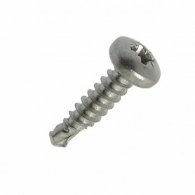 Vis autoperceuse tête cylindrique empreinte Philips inox (boîte) Vis autoperceuse tête cylindrique empreinte Philips inox (boîte)