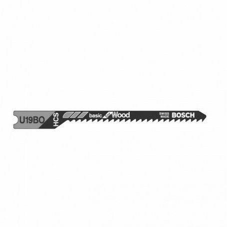 Lame de scie sauteuse universelle Basic pour bois tendre BOSCH