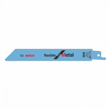 Lame de scie sabre S 922 BF Flexible pour métal 150mm BOSCH