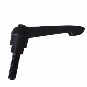 Manette indexable en plastique avec tige filetée Manette indexable en plastique avec tige filetée