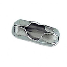 Fermoir clip en laiton chromé pour chaîne boule Fermoir clip en laiton chromé pour chaîne boule