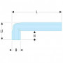 Clé en tube coudée métrique série 92A FACOM