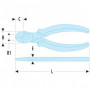 Pince coupante délectricien diagonale série 391.CPE FACOM