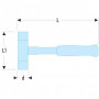 Massette sans rebond à embouts interchangeables 212A.40 FACOM