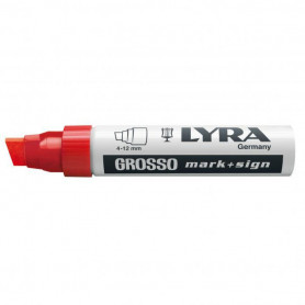 Marqueur indélébile pointe biseau grosso LYRA Marqueur indélébile pointe biseau grosso LYRA