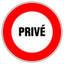 Disque d'interdiction - 'Privé'