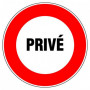 Disque d'interdiction - 'Privé'