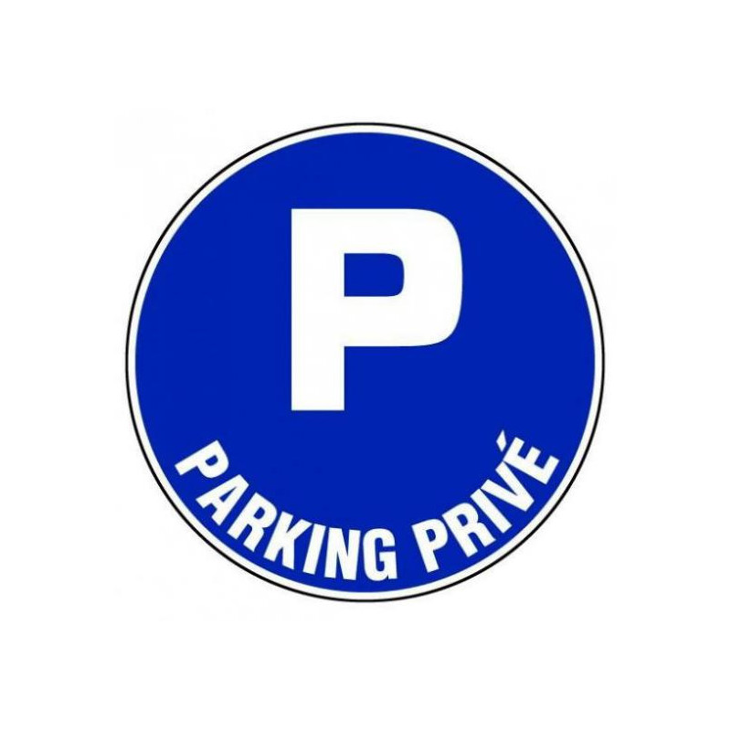 Disque d'obligation - 'Parking privé'