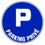 Disque d'obligation - 'Parking privé'