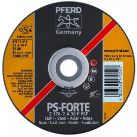 Disque à ébarber PS-FORTE A (pièce) PFERD Disque à ébarber PS-FORTE A (pièce) PFERD