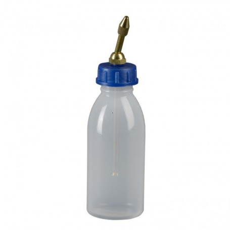 Burette plastique, bec laiton réglable
