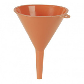 Entonnoir plastique orange bec droit Entonnoir plastique orange bec droit