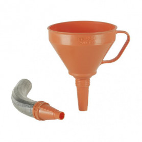 Entonnoir plastique orange double emploi Entonnoir plastique orange double emploi
