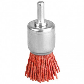 Brosse pinceau nylon rouge Ø20mm - sur tige SCID Brosse pinceau nylon rouge Ø20mm - sur tige SCID