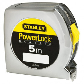 Mesure Powerlock à lecture directe 5m x 19,0mm 0-33-932 STANLEY Mesure Powerlock à lecture directe 5m x 19,0mm 0-33-932 STANLEY