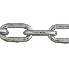 Chaine droite soudée maille courte acier zingué Chaine droite soudée maille courte acier zingué