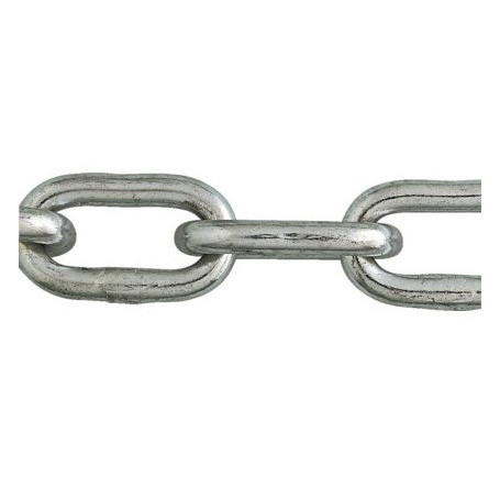Chaine droite soudée maille courte acier zingué