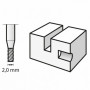 Fraise haute vitesse 2mm DREMEL (x2)