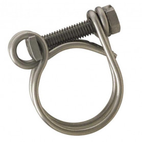 Collier double fils inox Collier double fils inox