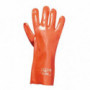 Gant enduit pvc rouge 36 cm