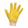 Gant enduit latex jaune