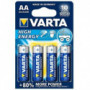 4 Piles alcalines LR6/AA Varta High Energy (1,5V)