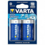 2 Piles alcalines LR20/D Varta High Energy (1,5V)