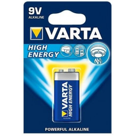 1 Pile alcaline 6LR61 Varta High Energy (9V) 1 Pile alcaline 6LR61 Varta High Energy (9V)