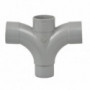Croix pied de biche PVC 87°30 MF