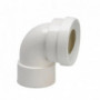 Pipe courte 90° PVC FF