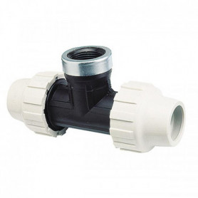 Té femelle au centre Plast pour tube PE Té femelle au centre Plast pour tube PE