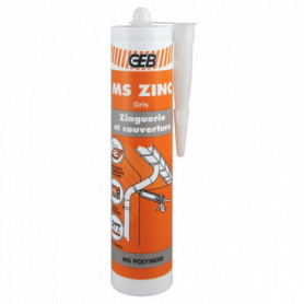 Mastic-colle MS Polymère Zinc 290ml GEB Mastic-colle MS Polymère Zinc 290ml GEB