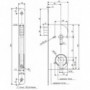 Serrure à larder cylindre européen petit coffre axe 40 D4500 Vachette