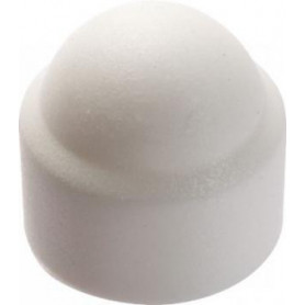 Cache écrous 6 pans polyéthylène blanc (boîte) Cache écrous 6 pans polyéthylène blanc (boîte)