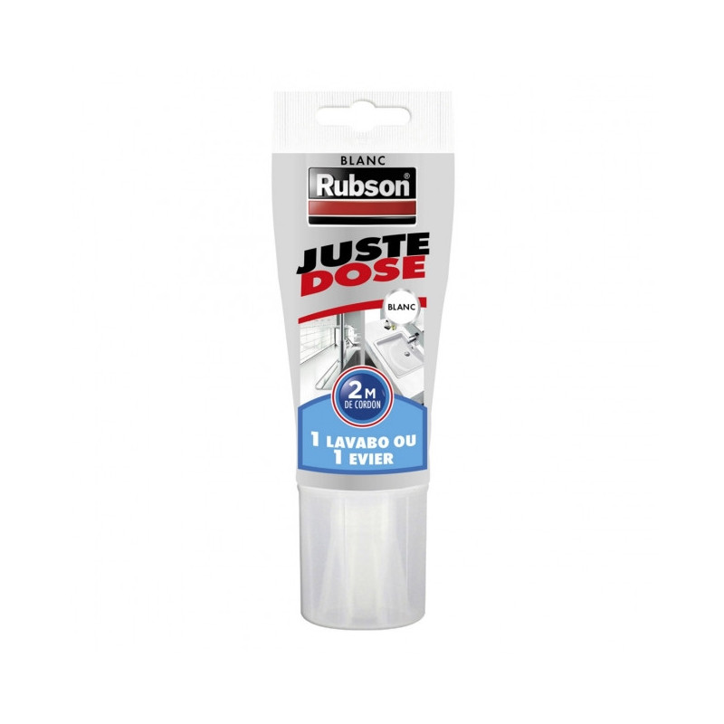 Mastic Silicone spécial Cuisine et Bain Juste Dose Rubson