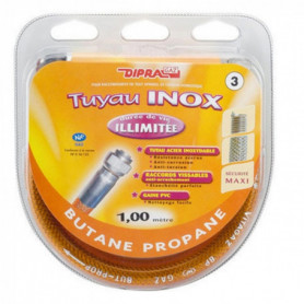Tuyau flexible en inox pour gaz butane propane Tuyau flexible en inox pour gaz butane propane