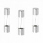 Lot de 3 fusibles fusion rapide en verre 5x20mm 4A