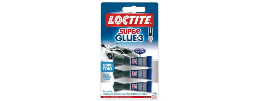 Colle et mastic