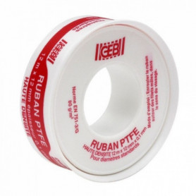 Ruban PTFE haute densité 12mmx12mx0,1mm GEB Ruban PTFE haute densité 12mmx12mx0,1mm GEB