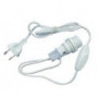 Adaptateur de bouteille E14 + inter blanc