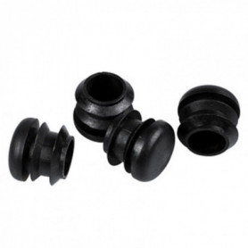 Embout plastique rentrant rond noir (x4) Embout plastique rentrant rond noir (x4)