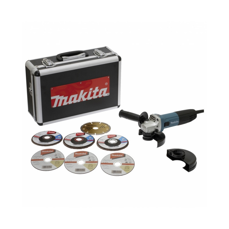 Meuleuse angulaire 720W Ø125mm + kit d'accessoires GA5030RSP6 MAKITA