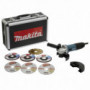 Meuleuse angulaire 720W Ø125mm + kit d'accessoires GA5030RSP6 MAKITA