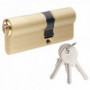 Cylindre laiton asymétrique F5S 30x90mm (3 clés) IFAM